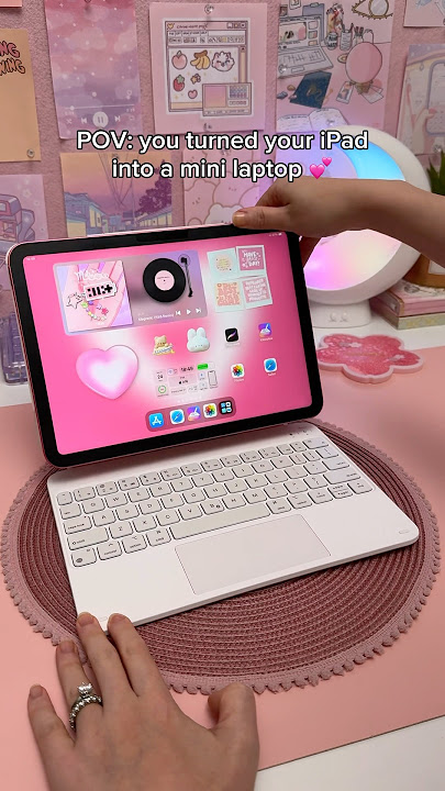 iPad mini laptop 💕 digital note taking | iPad 11 | study notes | iPad accessories | magic keyboard