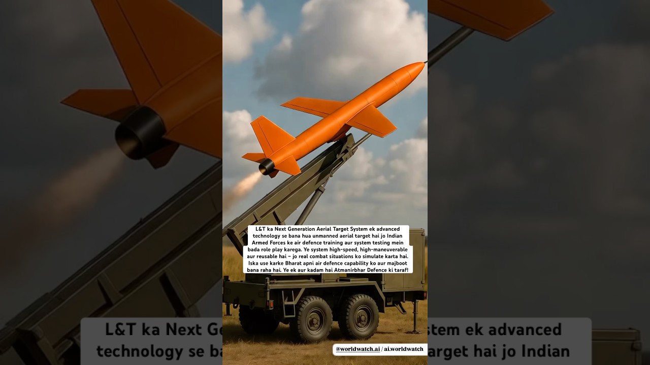 L&T ka Next-Gen Aerial Target System–Future ke Air Defence ke liye taiyaar. 