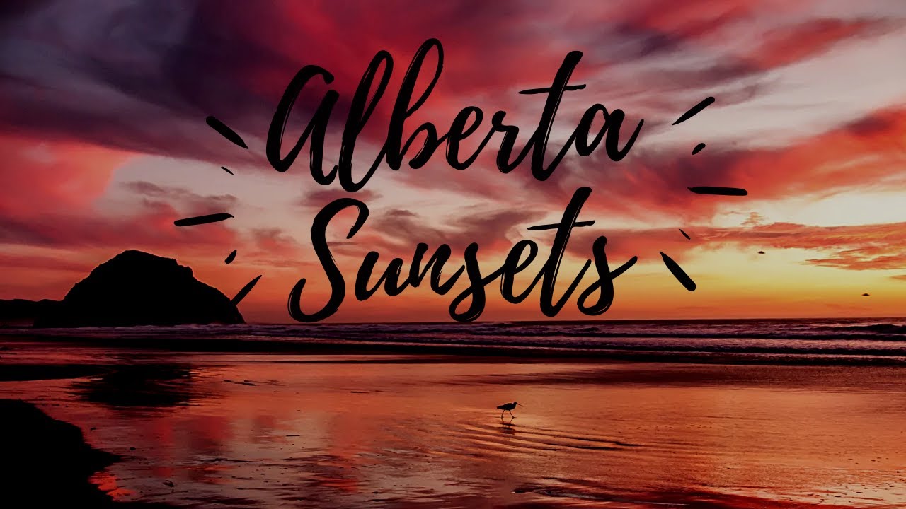 Alberta sunsets.