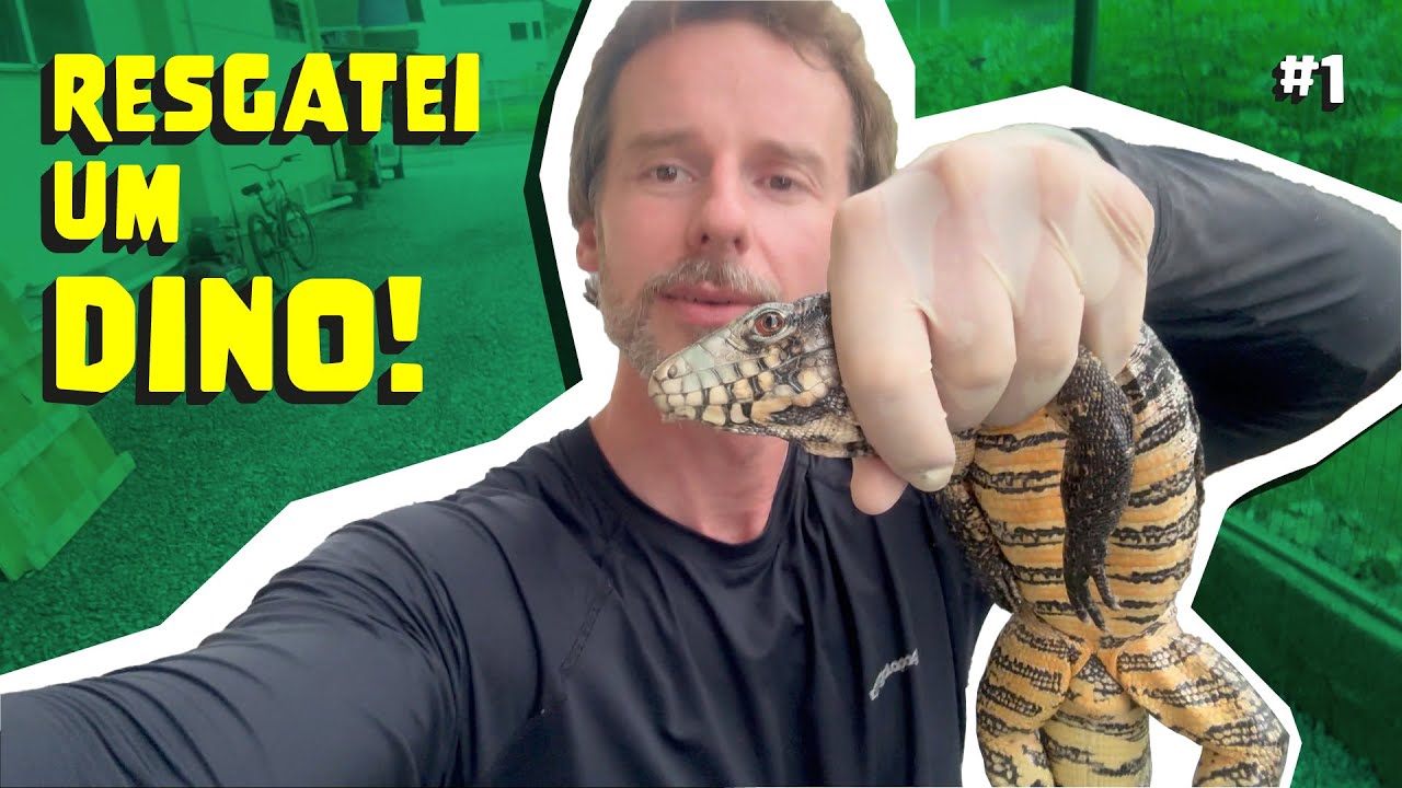 O dia em que eu RESGATEI UM DINO! #1