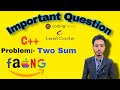 Problem:-Two Sum | DSA | Leetcode | C++ | Easy level | Coding nijas | Hindi | Important Question |