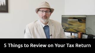Information 5 Things to Review on Your Tax Return Guide
