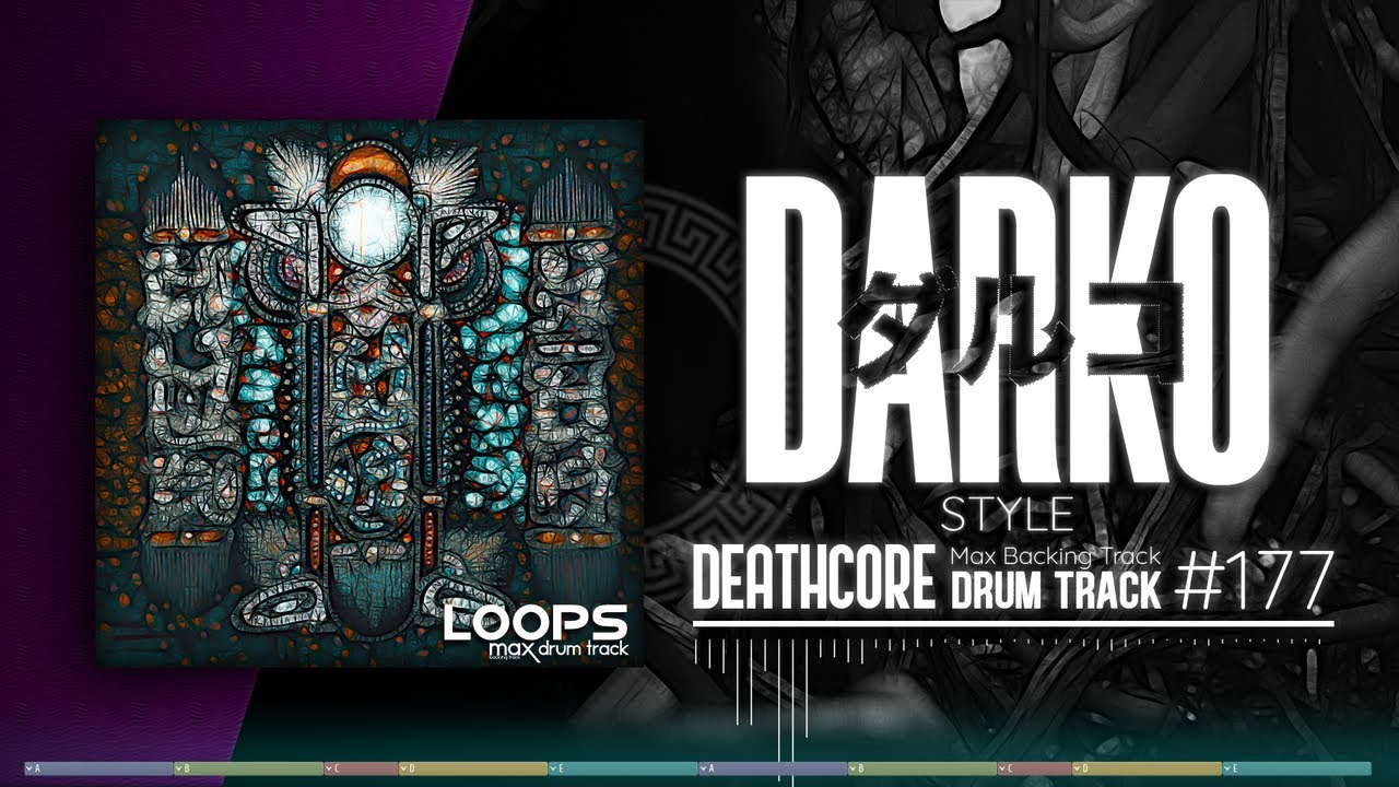 Deathcore Drum Track / Darko US Style / 180 bpm - YouTube