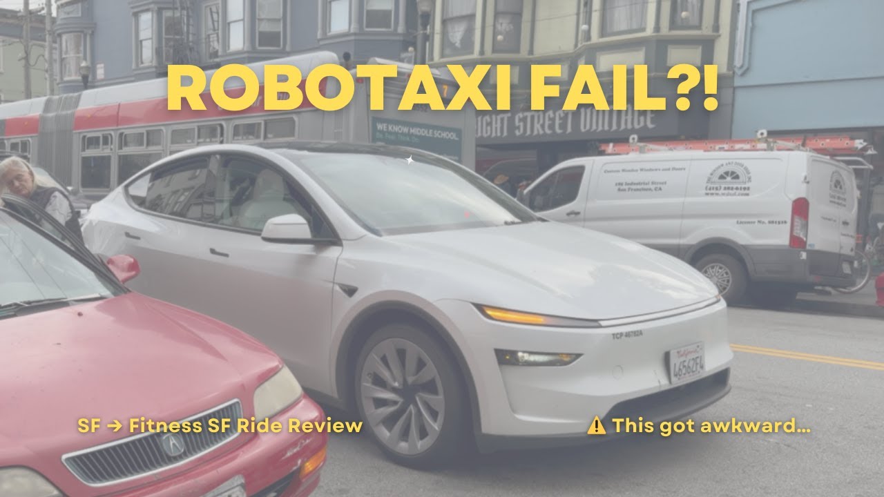 My SF RoboTaxi Ride Wouldn’t Start… Awkward First Trip 😬