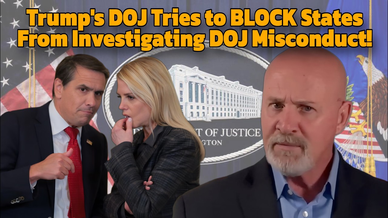 Trump's DOJ Tries to BLOCK States From Investigating DOJ Misconduct!