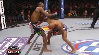 Yoel Romero jabs Brunson’s balls