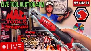 SNAP-ON TOOL AUCTION 🔧 NEW RATCHETS, MILWAUKEE M12 & LONG BEACH FINDS (!canoe to ENTER GIVEAWAYS)