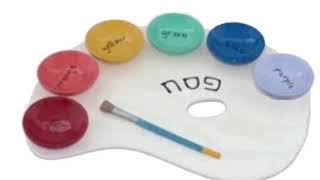 How to make a Clay Artist Palette Seder Plate