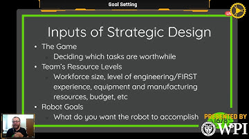 Goal Setting with Mike Corsetto from 1678 - RSN Spring Conferences Presented by WPI