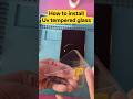 How To Apply Uv Tempered Glass in Vivo 1 Min Quick paste Uv Glass