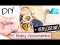 5  DIY Baby Geschenke zur Geburt einfach selber machen