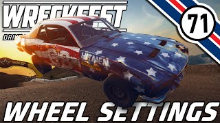 PS5 WRECKFEST Steering Wheel Settings and Gameplay - Works with  Thrustmaster, Logitech or Fanatec - YouTube