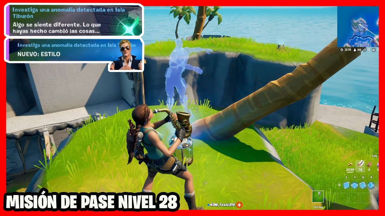 Investiga una anomalía detectada en Isla Tiburón MISIÓN DE PASE NIVEL 28 YouTube Investiga una anomalía detectada en Isla Tiburón MISIÓN DE PASE NIVEL 28 YouTube