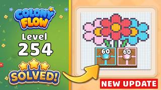 Colony Flow Level 254 Walkthrough & Solution 🐜 (New Update!) 🧩