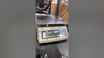 Calibration adjustment of a CAS SW-50