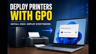 Deploy Printers Using Group Policy (GPO) in Active Directory | Windows Server 2025