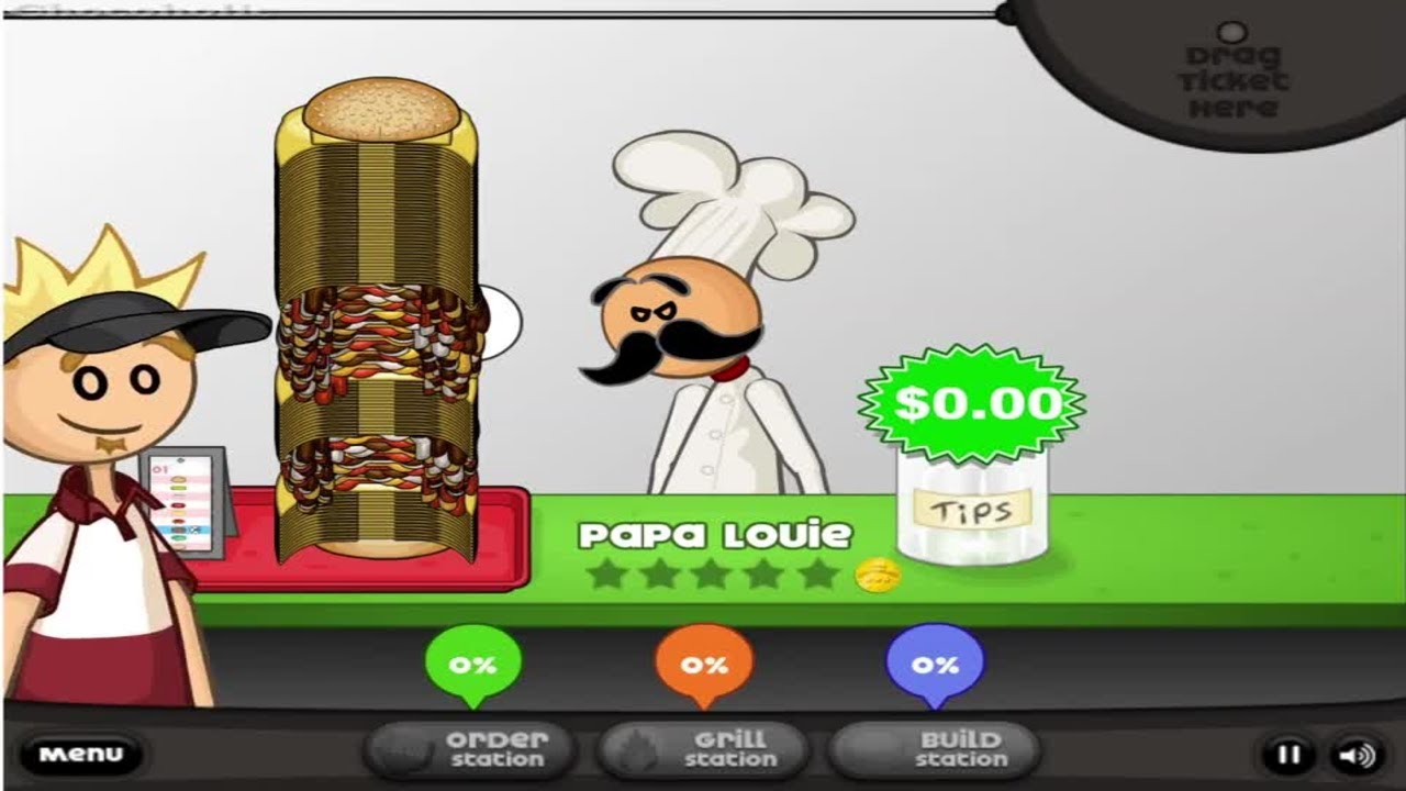 Papa Louie 🔥 Play online