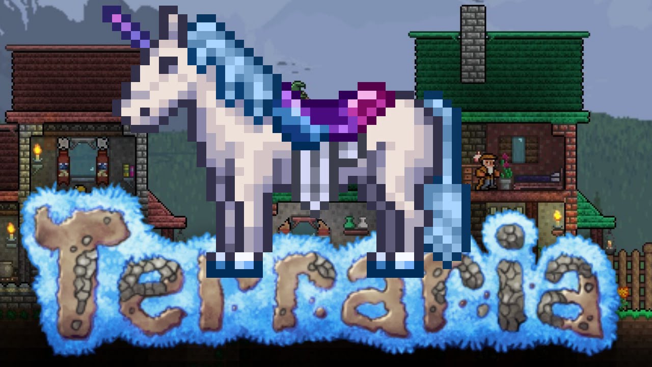 UNICORN MOUNT! Terraria 1.3 Ep.13 (Fishermen Class) YouTube