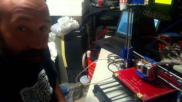 Geeetech Prusa i3 pro B update. Printing!!! with a bad driver!!!