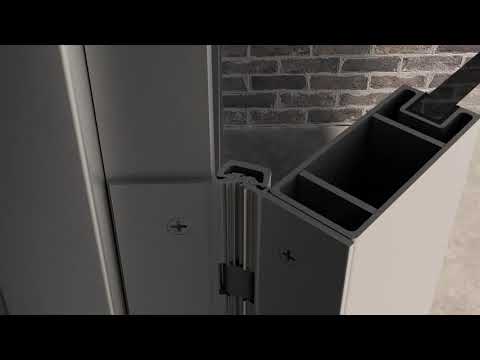 See how a SELECT concealed geared continuous hinge works
