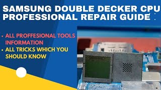 Samsung A51 Double Decker/POP Chip Complete Repair Guide👋👋👋