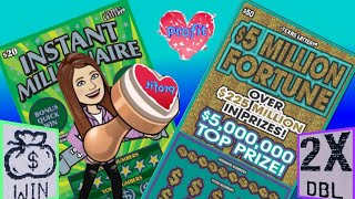 😱 Wowser!! What a session!!😍  $50 $5 Million Fortune ~ $20 Instant Millionaire #texaslottery