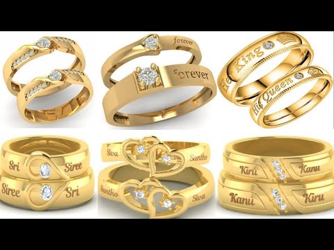 Most Trending couple Rings//Latest couple rings//Engagement Rings//Gold couple