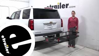 etrailer | Fit Test: 20x59 Curt Cargo Carrier for 2 Hitches on a 2016 Chevrolet Tahoe