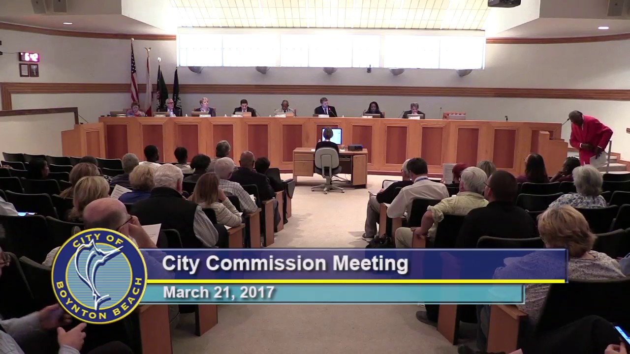 March 21, 2017 Boynton Beach City Commission - YouTube