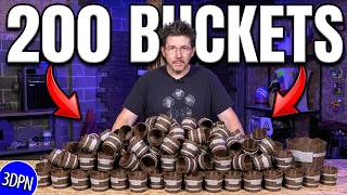 I Printed 200 Mini Buckets For Felicia Day!