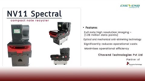 NV11 Spectral  Compact note recycler