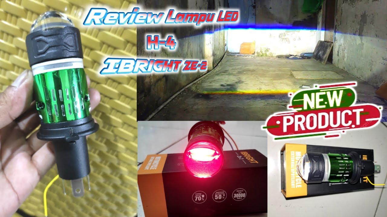 REVIEW LAMPU LED H4 IBRIGHT ZE 2