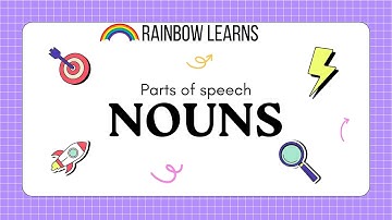 Noun | Parts Of Speech | Noun English Grammar | Learning about Nouns and How to Identify Them
