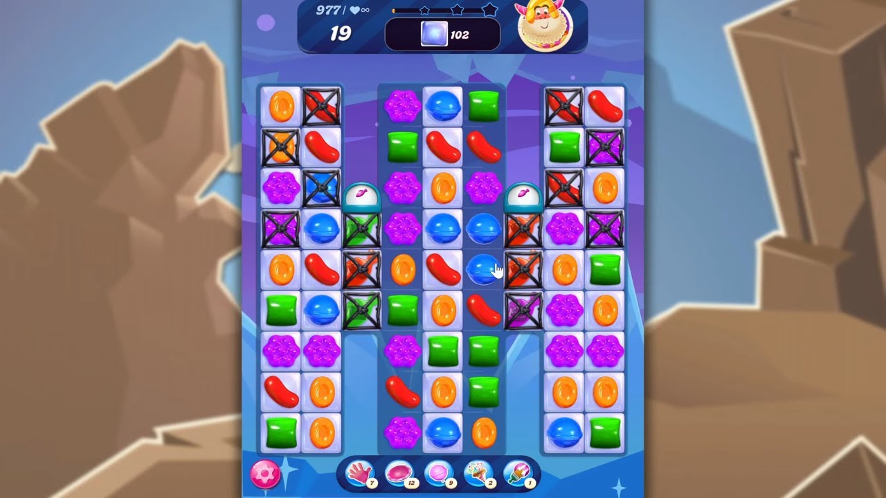 Candy (´∀｀) お取り置き Candy Crush Saga LEVEL 977 NO BOOSTERS (new version)🐟☑️ - YouTube