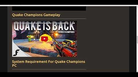 Download Quake Champions On PC