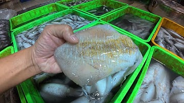 chợ cá đầu tuần mực vô quá xá tươi đồ biển có lại