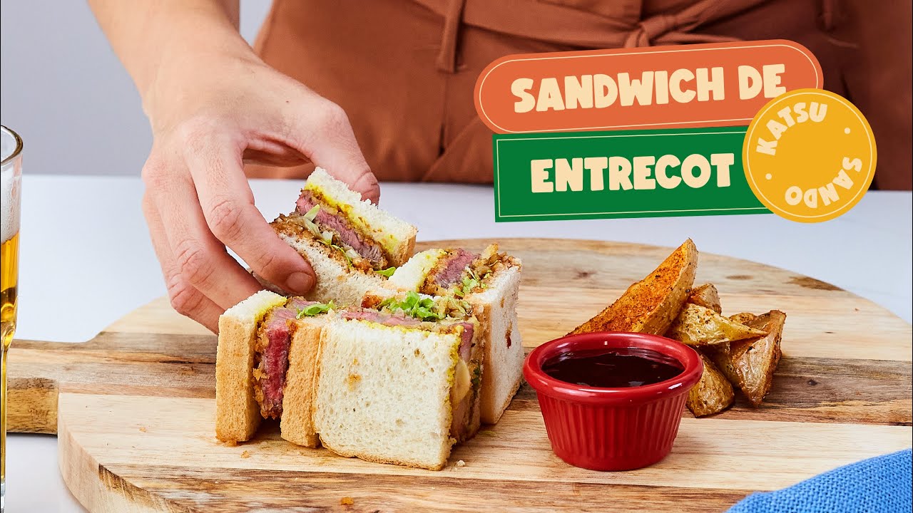 ▷ Receta de Katsu Sando (Sandwich de Entrecot japonés)