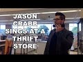 Jason Crabb Surprises Shoppers at a Thrift Store with Concert