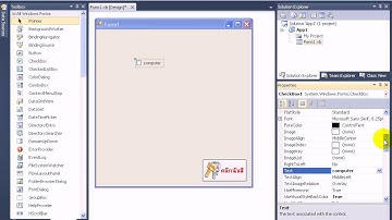 การสร้างปุ่ม Checkbox ด้วย vb 2010