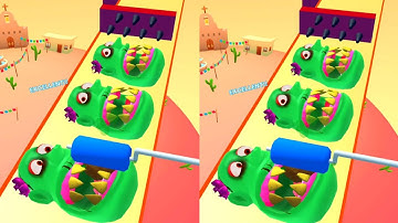 TEETH RUNNER All Levels Gameplay Walkthrough (Android,iOS)