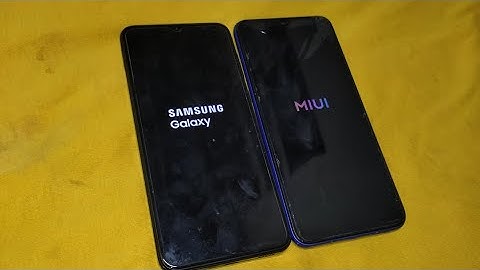 Samsung Galaxy vs MIUI Reboot speed test