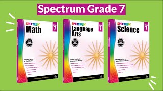 Spectrum 7th Grade Workbooks