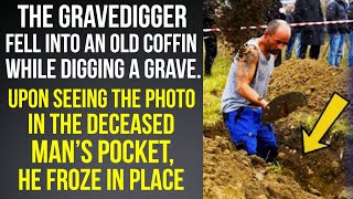 Gravedigger Fell into an Old Coffin When Digging a Grave. Inside, He Found a Photo That Shocked Him
