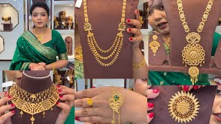 🌺 Viral 4 Grams Pendent / Sitahar / Necklace Design 👉 from P.C.Roy Johuree