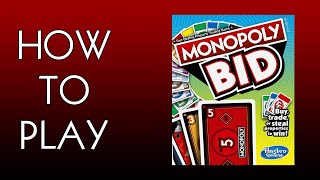 How To Play Monopoly Bid Card Game (Hasbro) screenshot 4