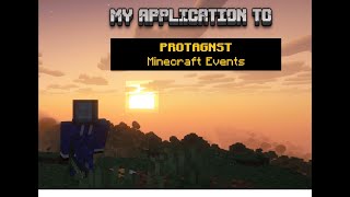 My application to Protagnst Events
