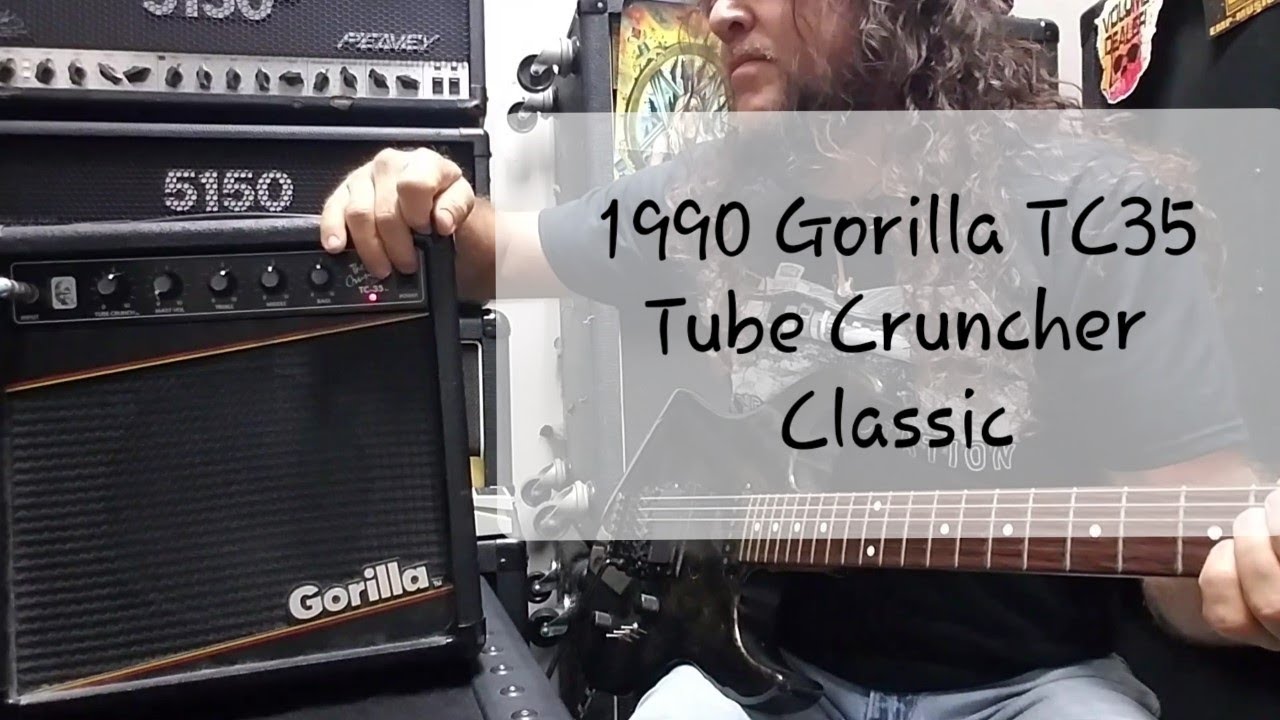 1990 Gorilla Tube Cruncher Classic combo amp for 30! YouTube