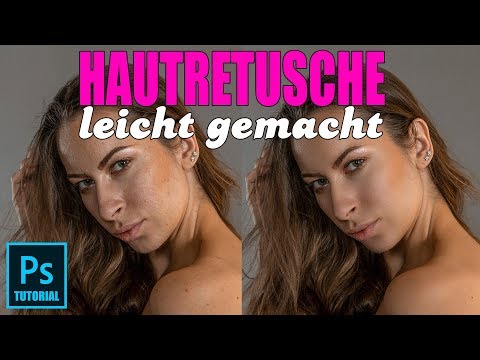 PHOTOSHOP Tutorial deutsch - Schnelle Hautretusche leicht gemacht