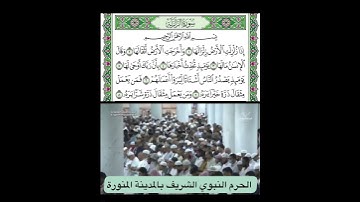 سورة الزلزلة  قراءة الشيخ علي بن عبدالرحمن الحذيفي
