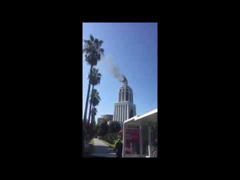 ბათუმში „შერატონის“ კოშკურა აბოლდა